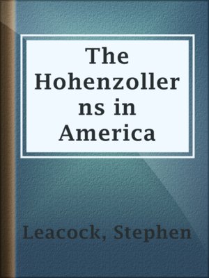cover image of The Hohenzollerns in America